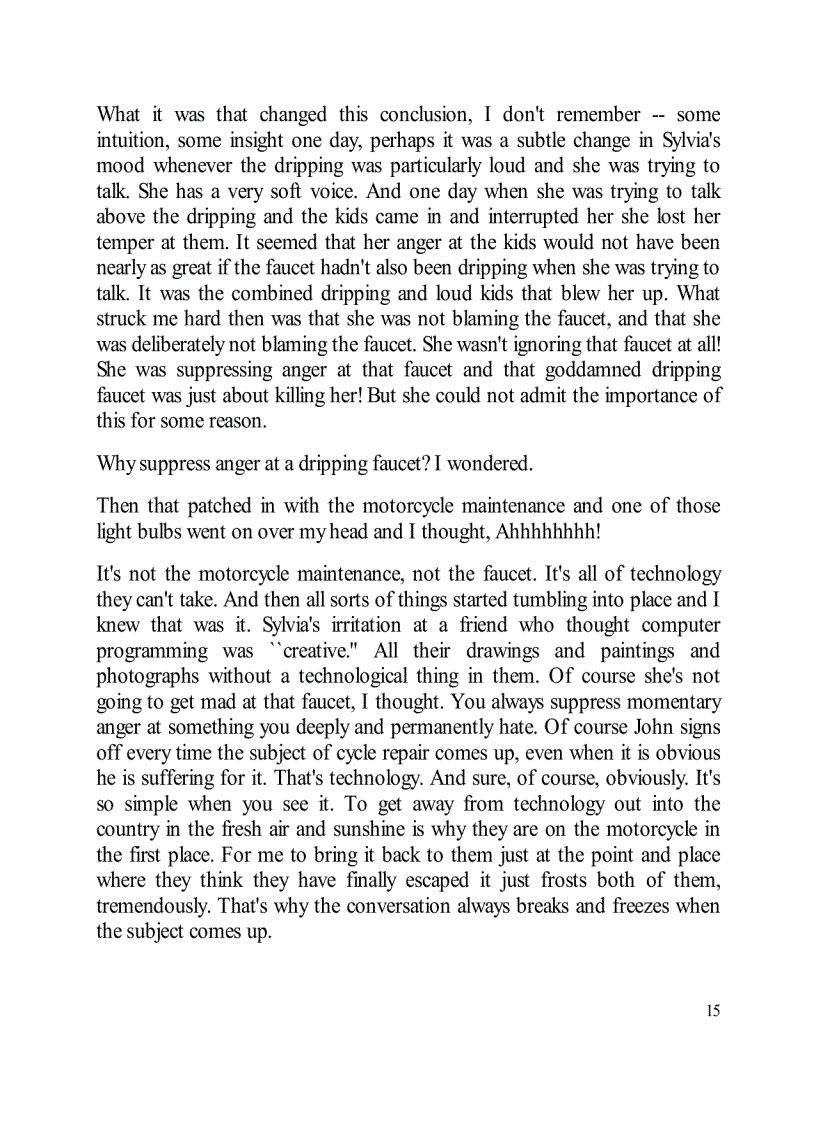 image for page Zen and the Art of Motorcycle Maintenance An Inquiry Into Values