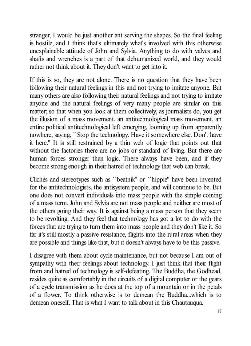 image for page Zen and the Art of Motorcycle Maintenance An Inquiry Into Values