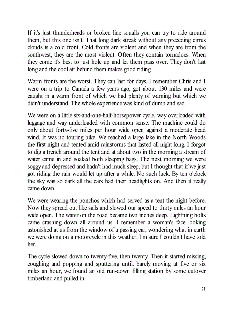 image for page Zen and the Art of Motorcycle Maintenance An Inquiry Into Values