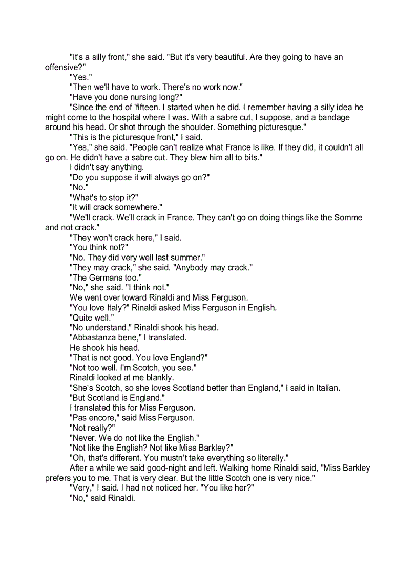 image for page A Farewell To Arms