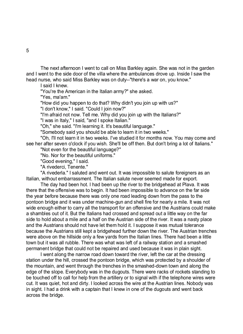 image for page A Farewell To Arms