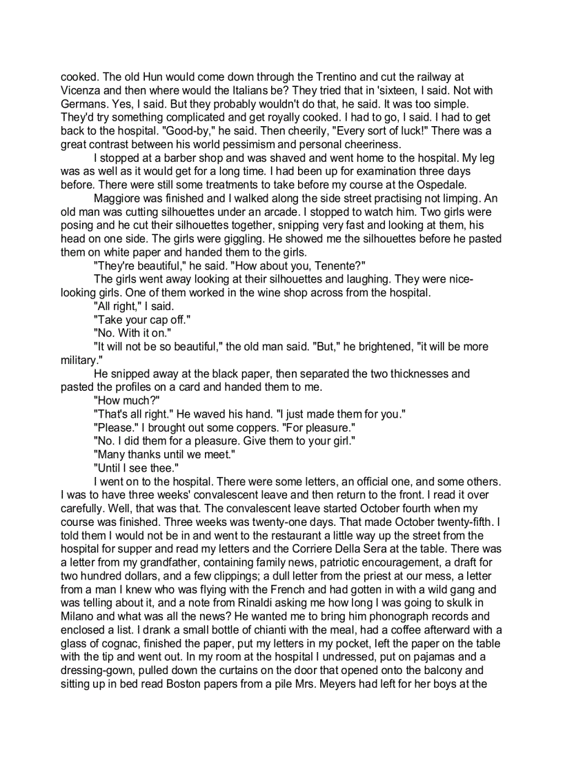 image for page A Farewell To Arms