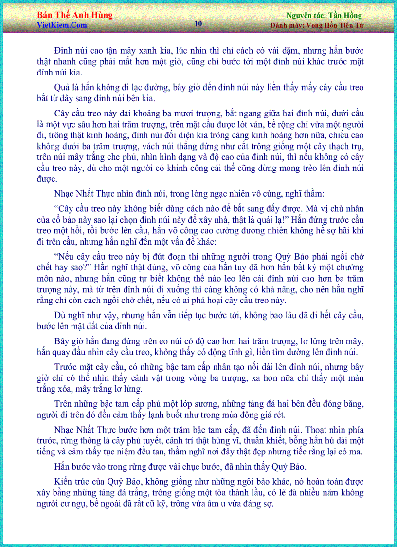 image for page Bán Thế Anh Hùng