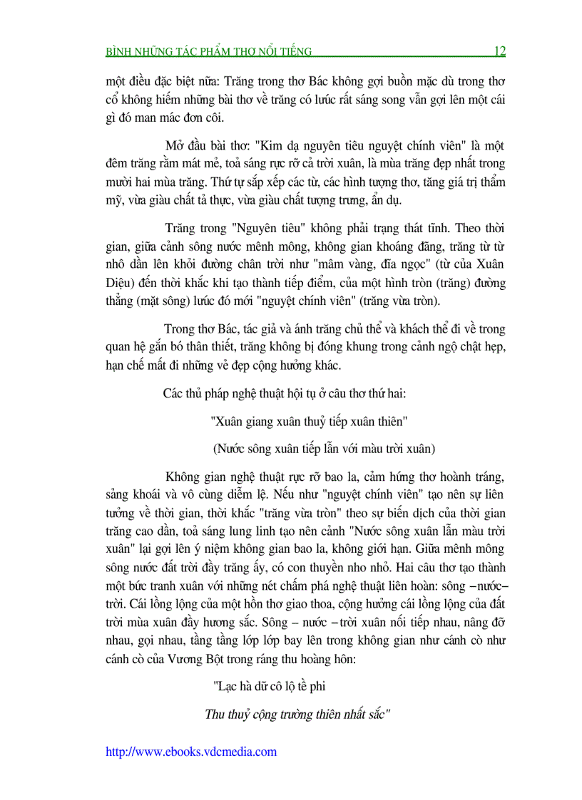 image for page Bình Những Tác Phẩm Thơ Nổi Tiếng Quyển III