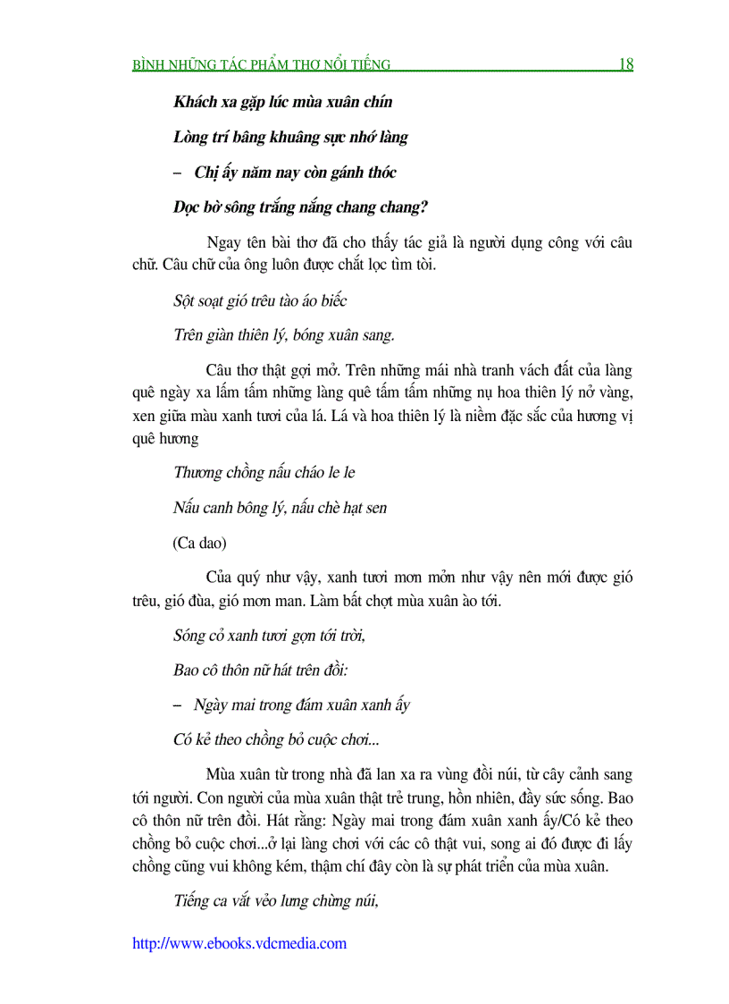 image for page Bình Những Tác Phẩm Thơ Nổi Tiếng Quyển III