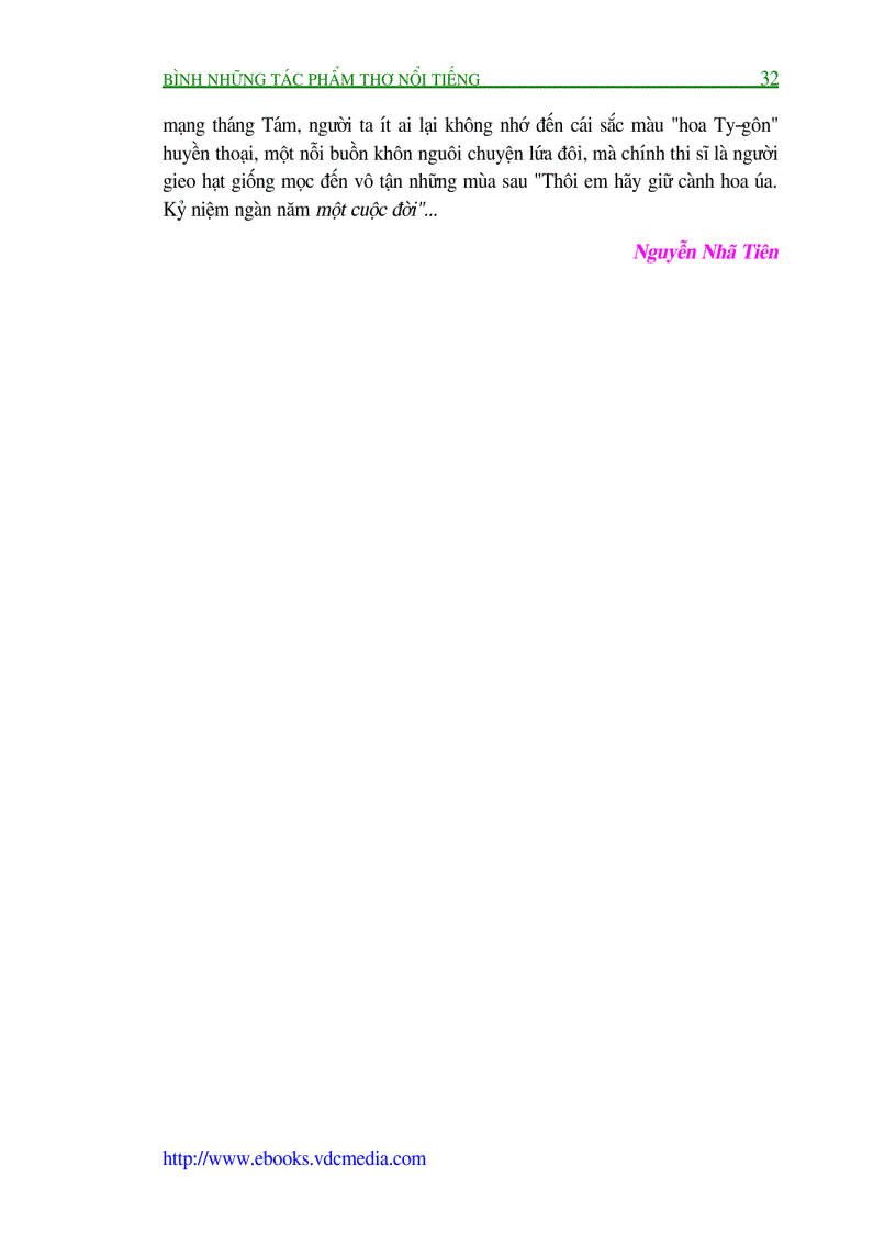 image for page Bình Những Tác Phẩm Thơ Nổi Tiếng Quyển III