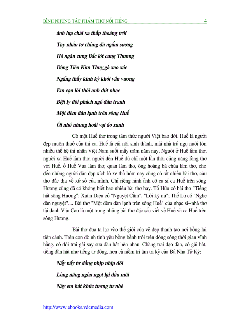 image for page Bình Những Tác Phẩm Thơ Nổi Tiếng Quyển IV