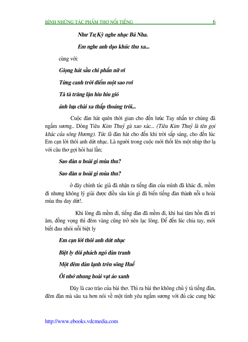 image for page Bình Những Tác Phẩm Thơ Nổi Tiếng Quyển IV