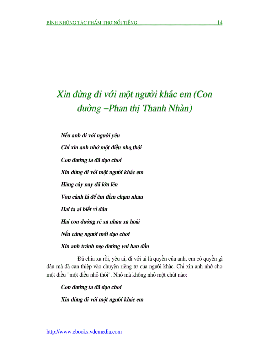 image for page Bình Những Tác Phẩm Thơ Nổi Tiếng Quyển IV