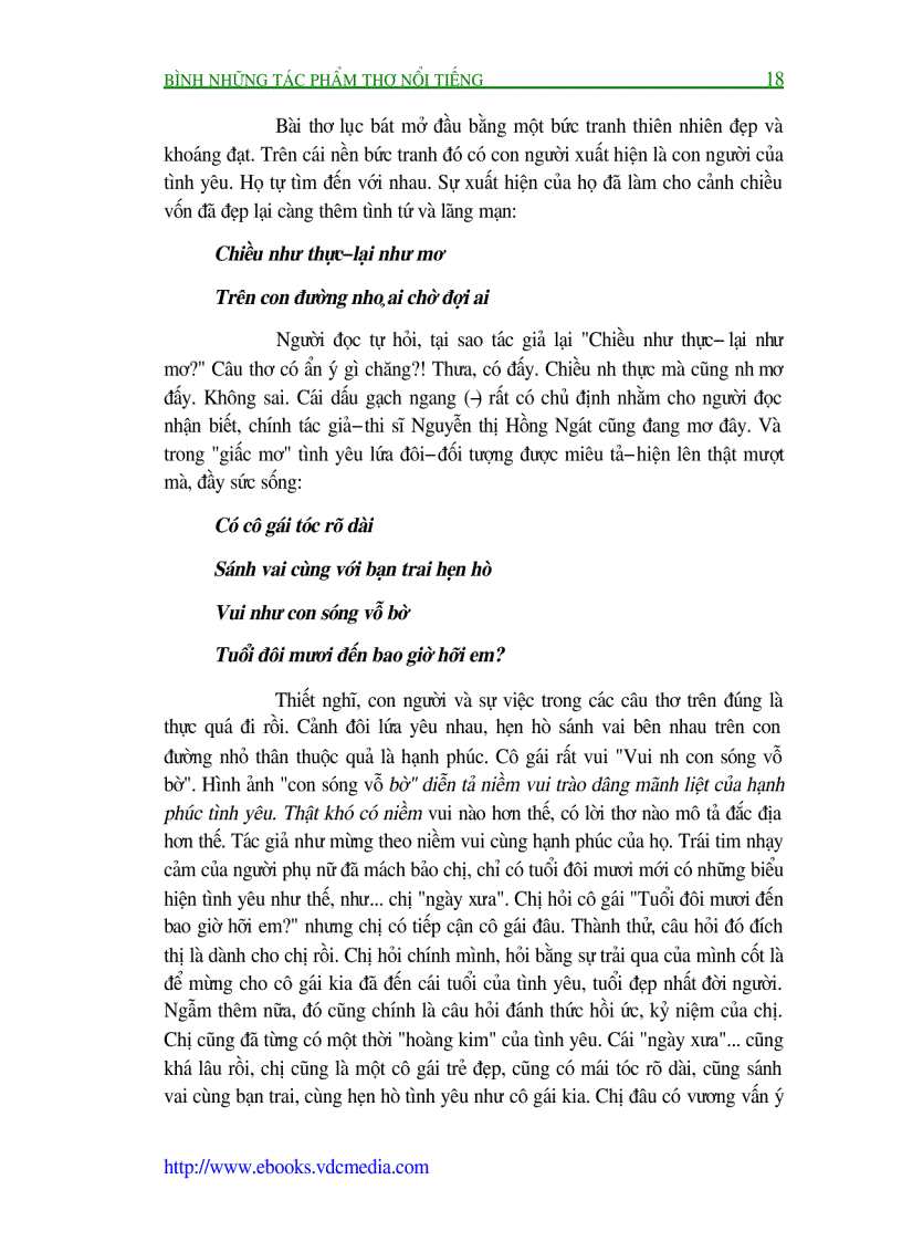 image for page Bình Những Tác Phẩm Thơ Nổi Tiếng Quyển IV