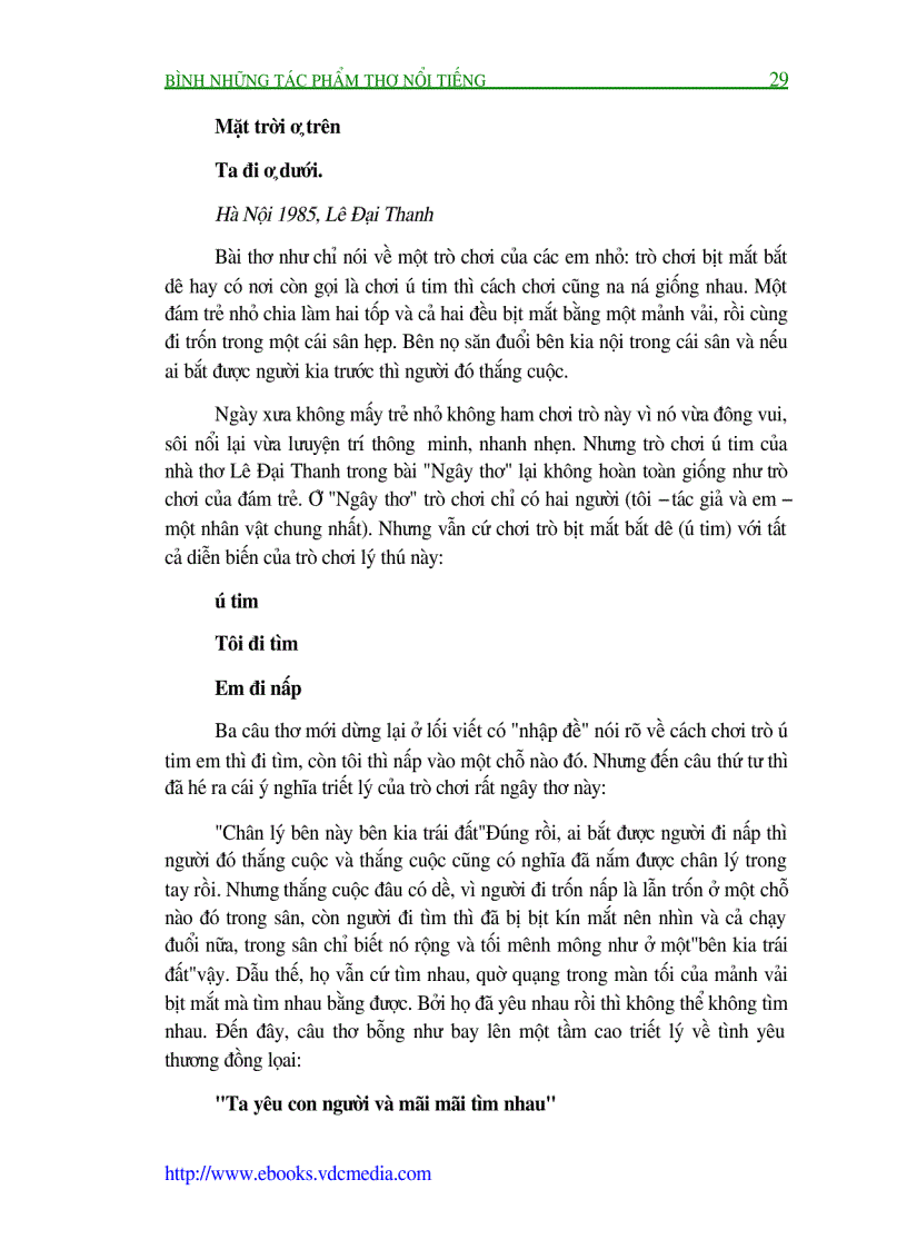 image for page Bình Những Tác Phẩm Thơ Nổi Tiếng Quyển IV