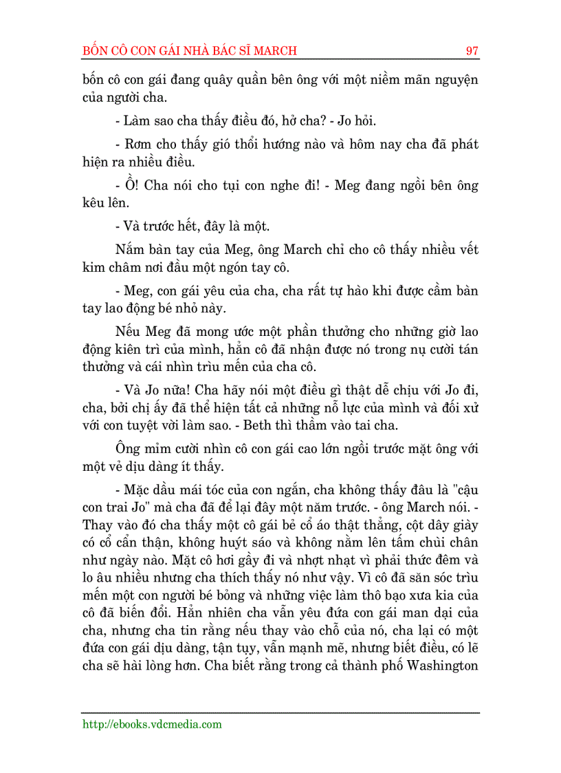 image for page Bốn cô con gái nhà Bác sĩ March