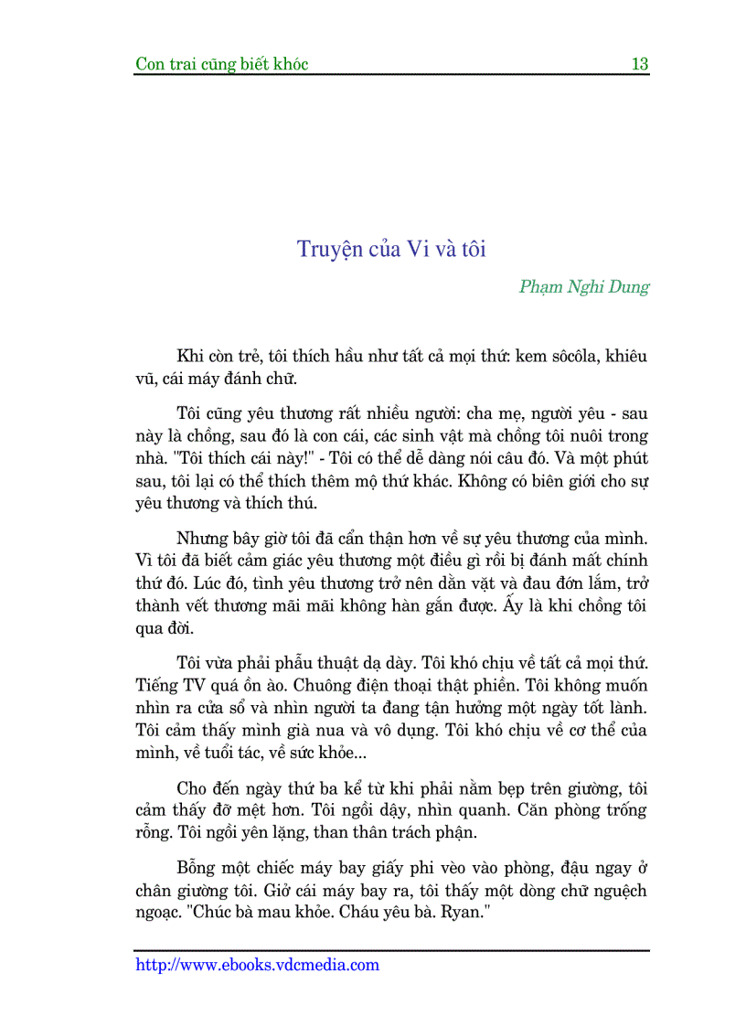 image for page Con Trai Cũng Biết Khóc Phần I