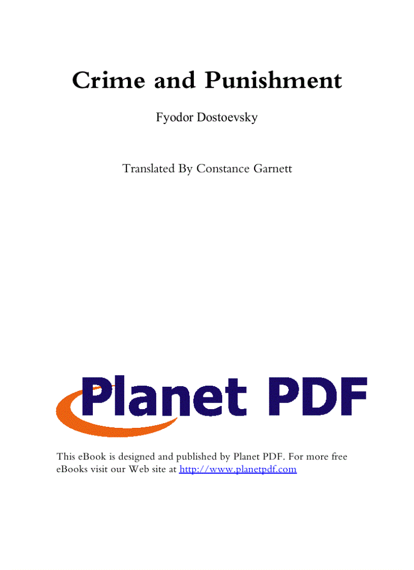 Crime and Punishmen