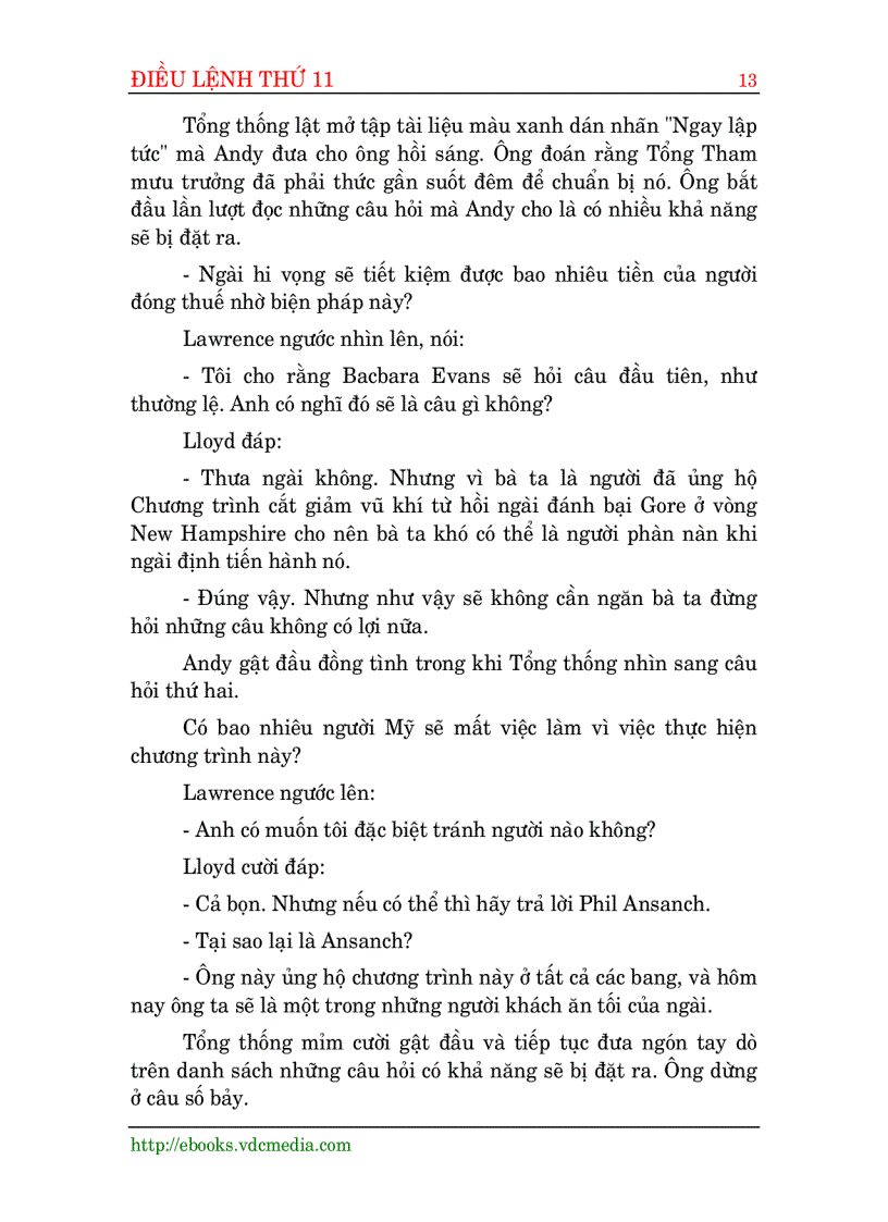 image for page Điều lệnh thứ mười một