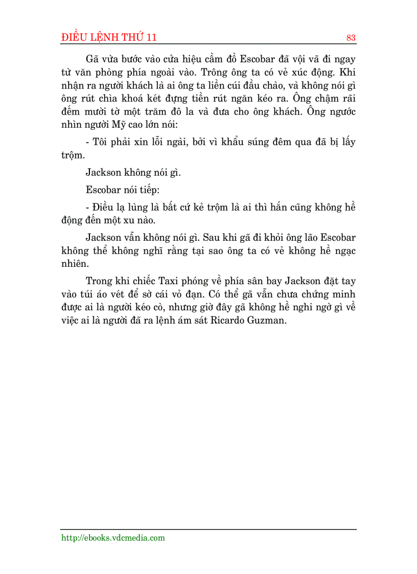 image for page Điều lệnh thứ mười một