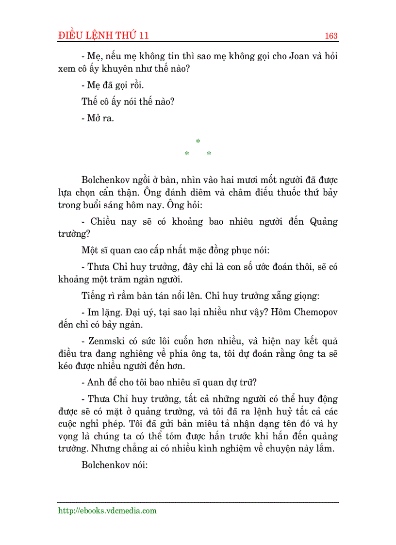 image for page Điều lệnh thứ mười một