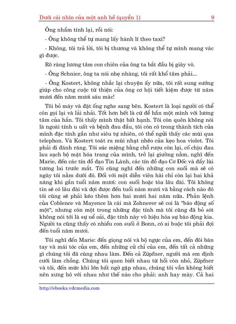 image for page Dưới cái nhìn của anh hề Quyển 1