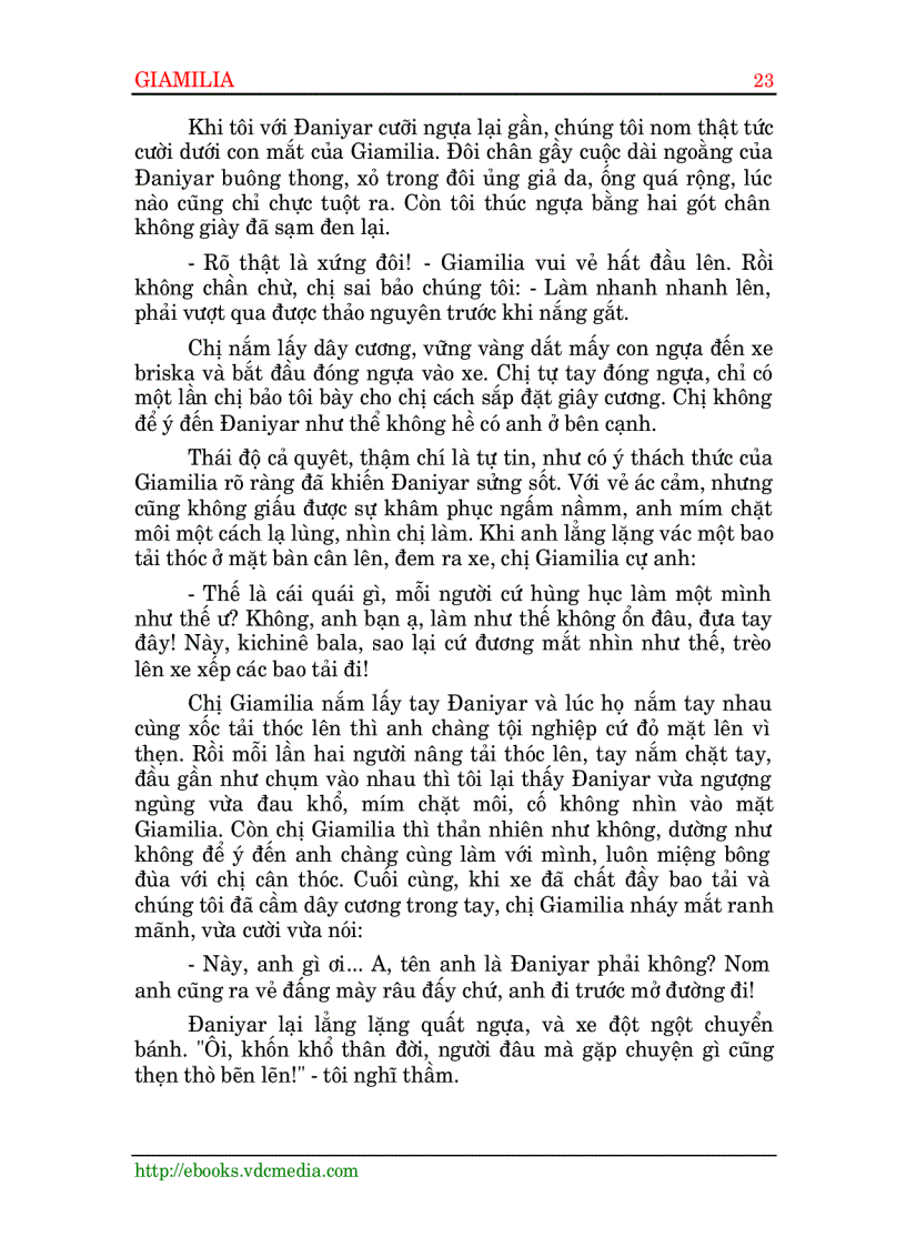 image for page Giamilia Truyện núi đồi và Thảo nguyên