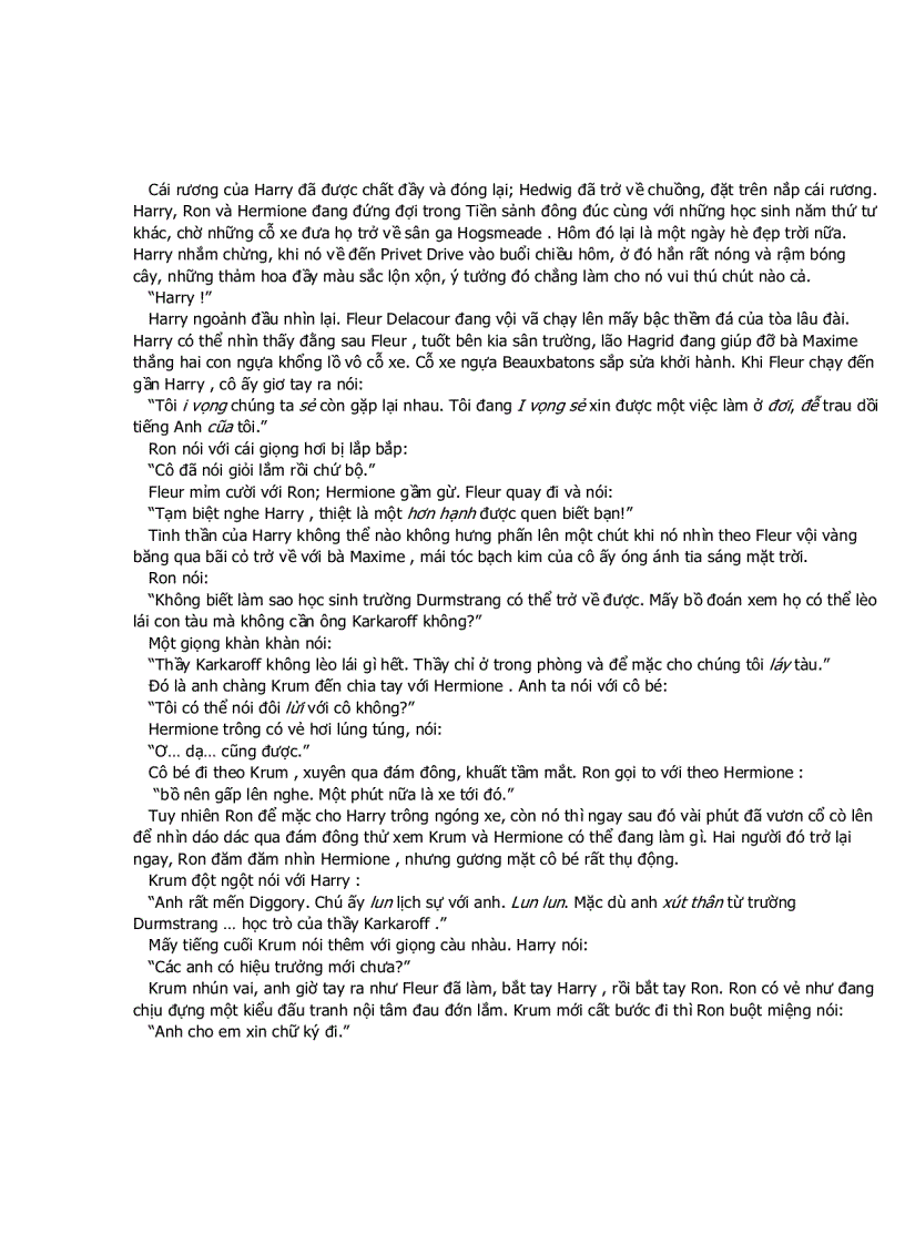 image for page Harry Potter và Chiếc cốc lửa