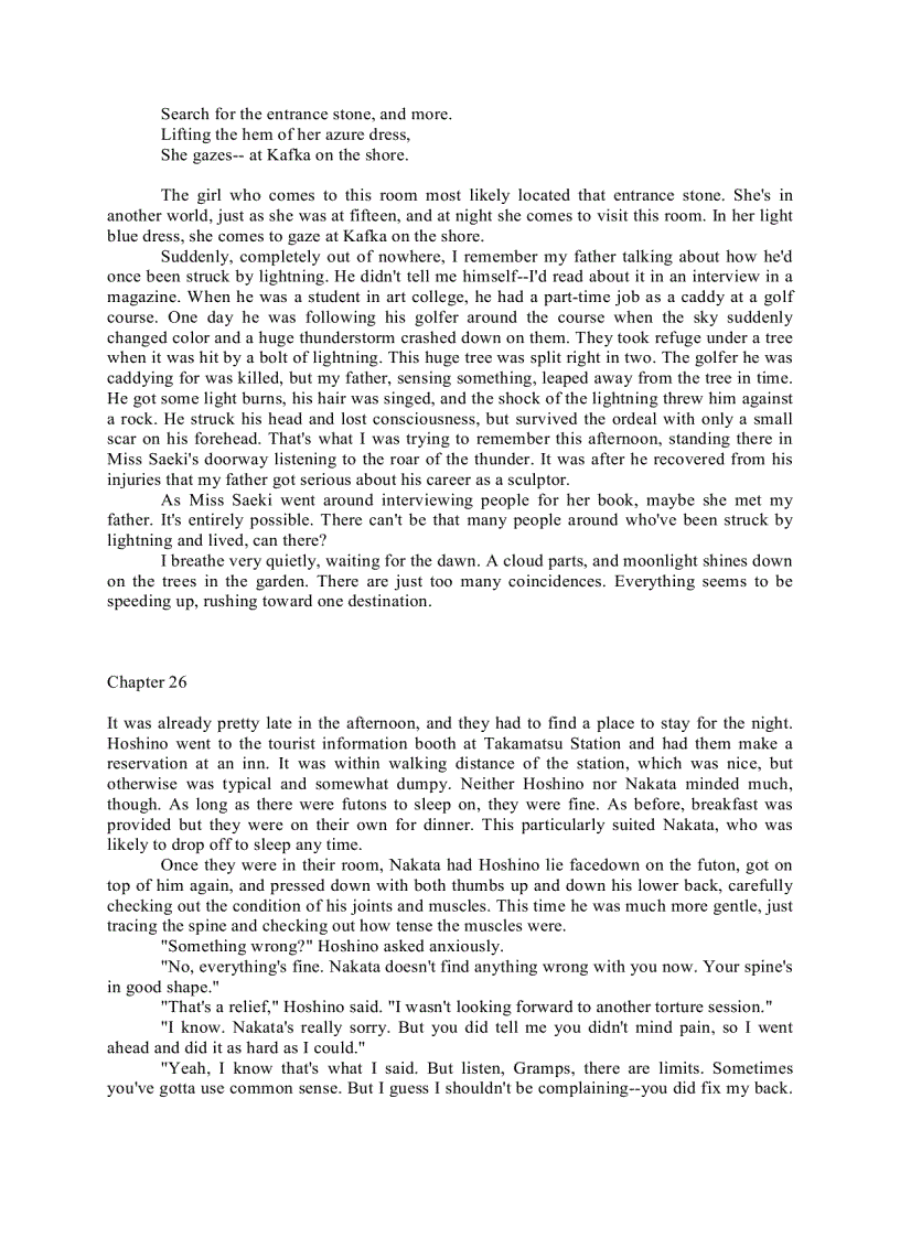 image for page Kafka on the Shore Kafka trên bờ biển