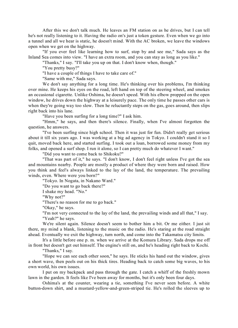 image for page Kafka on the Shore Kafka trên bờ biển