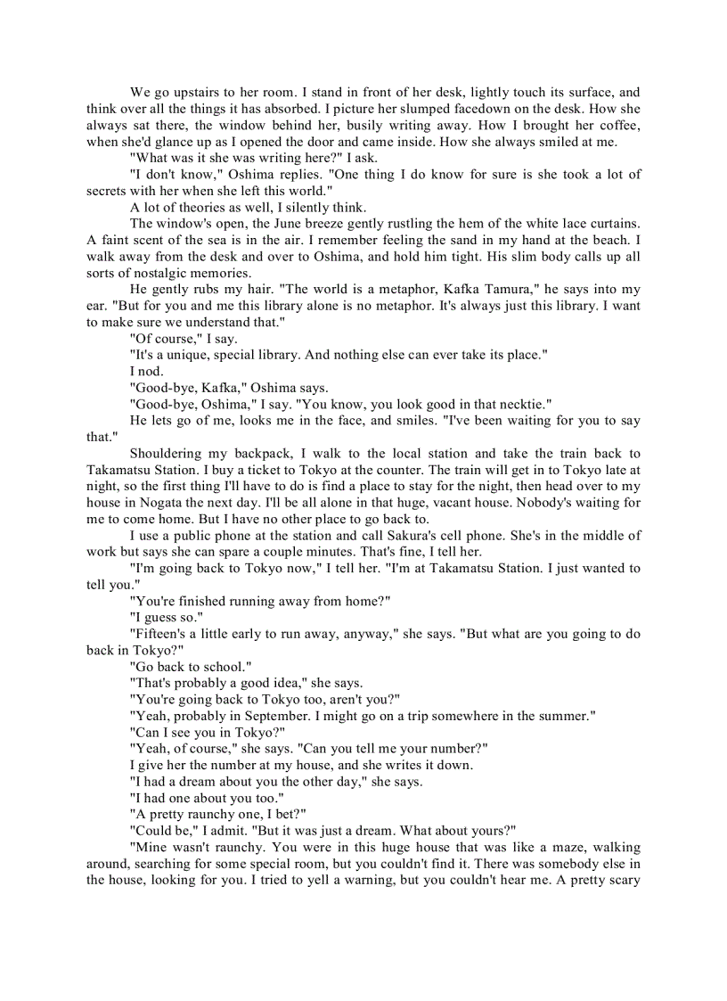 image for page Kafka on the Shore Kafka trên bờ biển