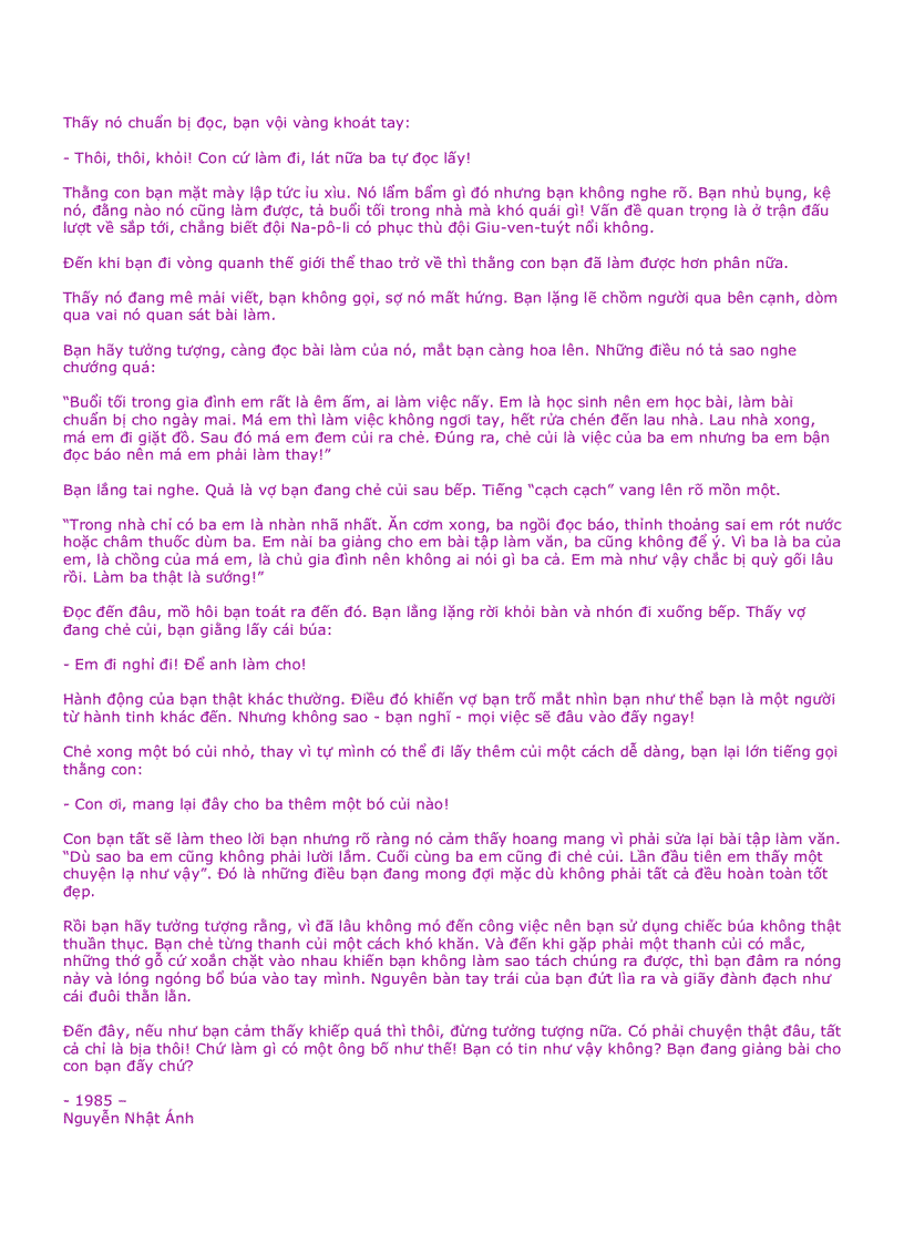 image for page Làm Gì Có Một Ông Bố Như Thế