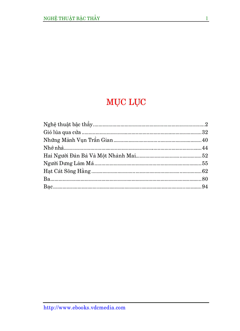 image for page Nghệ Thuật Bậc Thầy