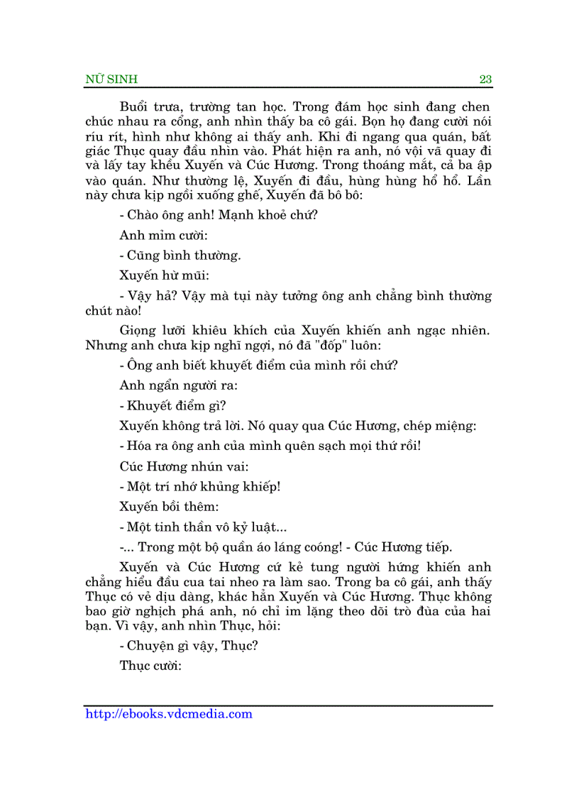 image for page Nữ Sinh