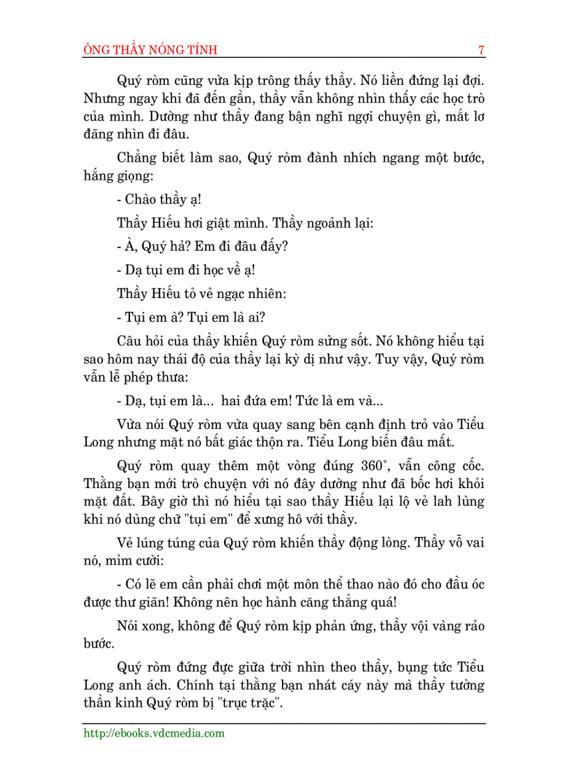 image for page Ông Thầy Nóng Tính