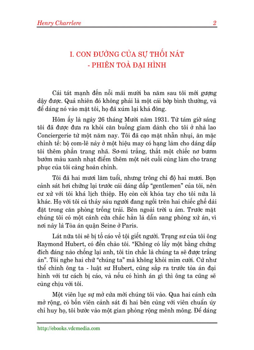 image for page Papillon Người Tù Khổ Sai Phần I