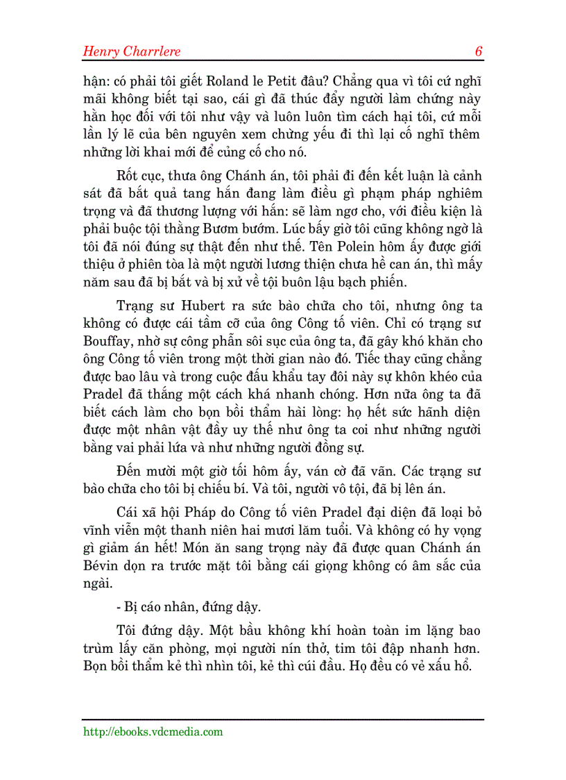 image for page Papillon Người Tù Khổ Sai Phần I