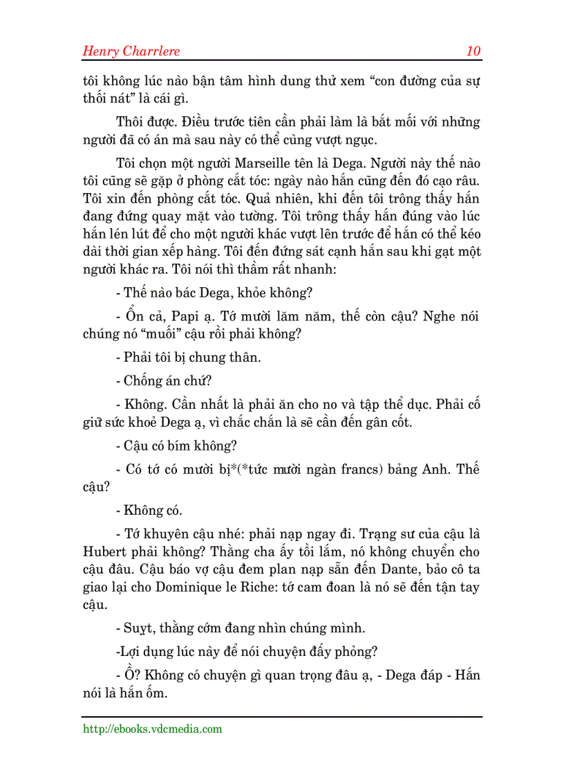 image for page Papillon Người Tù Khổ Sai Phần I