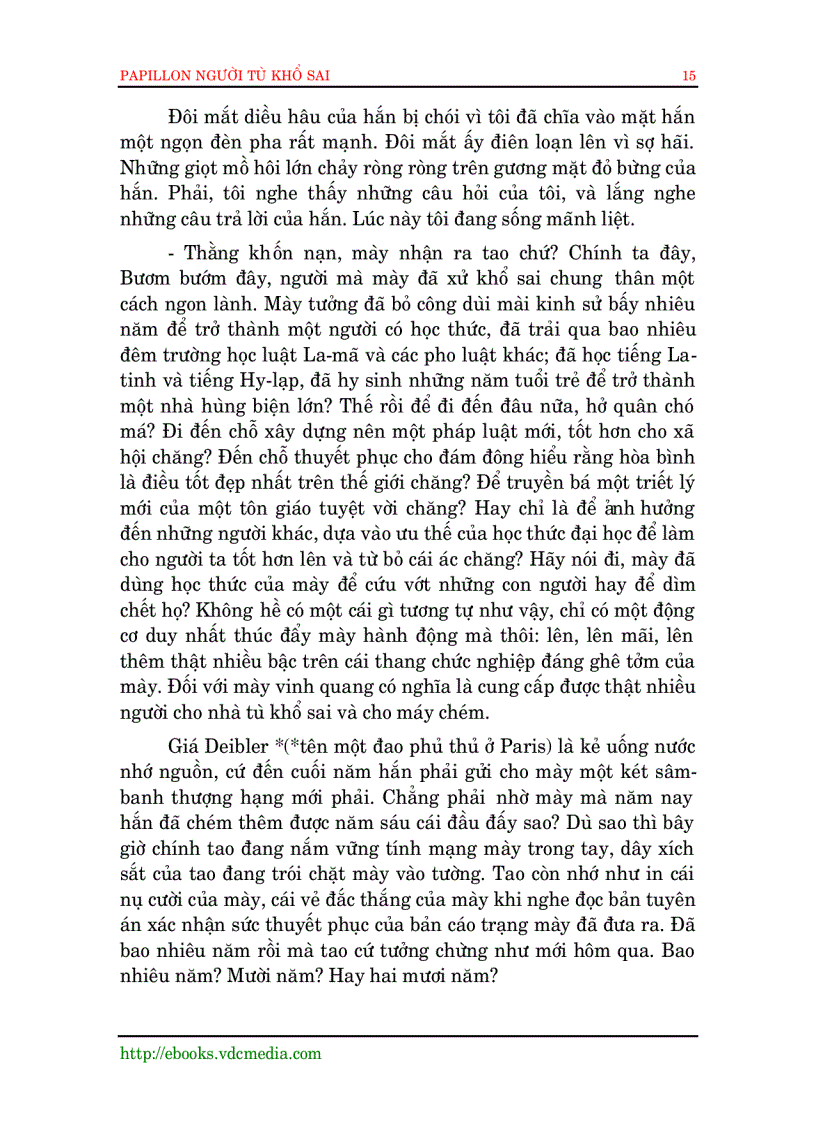 image for page Papillon Người Tù Khổ Sai Phần I