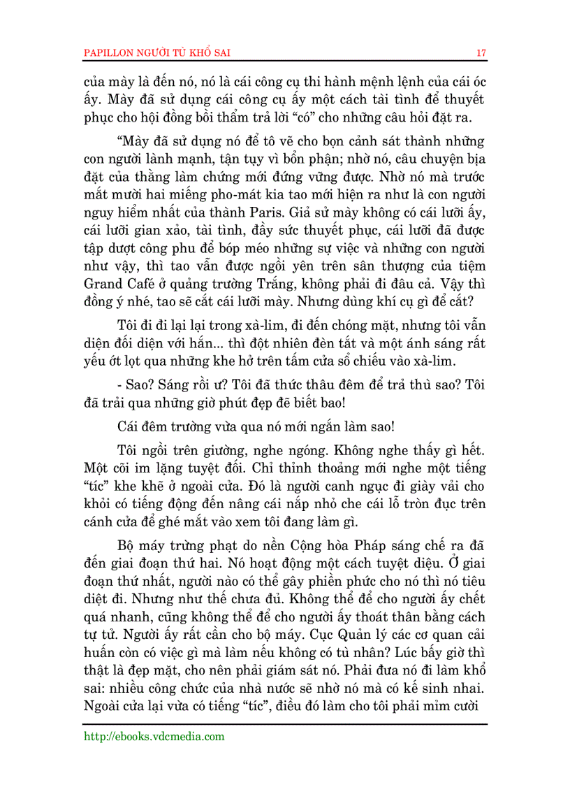 image for page Papillon Người Tù Khổ Sai Phần I