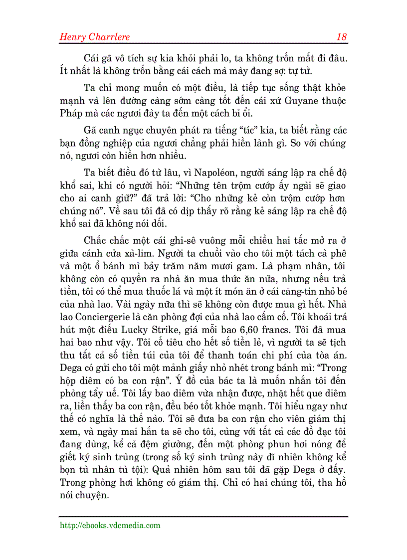 image for page Papillon Người Tù Khổ Sai Phần I