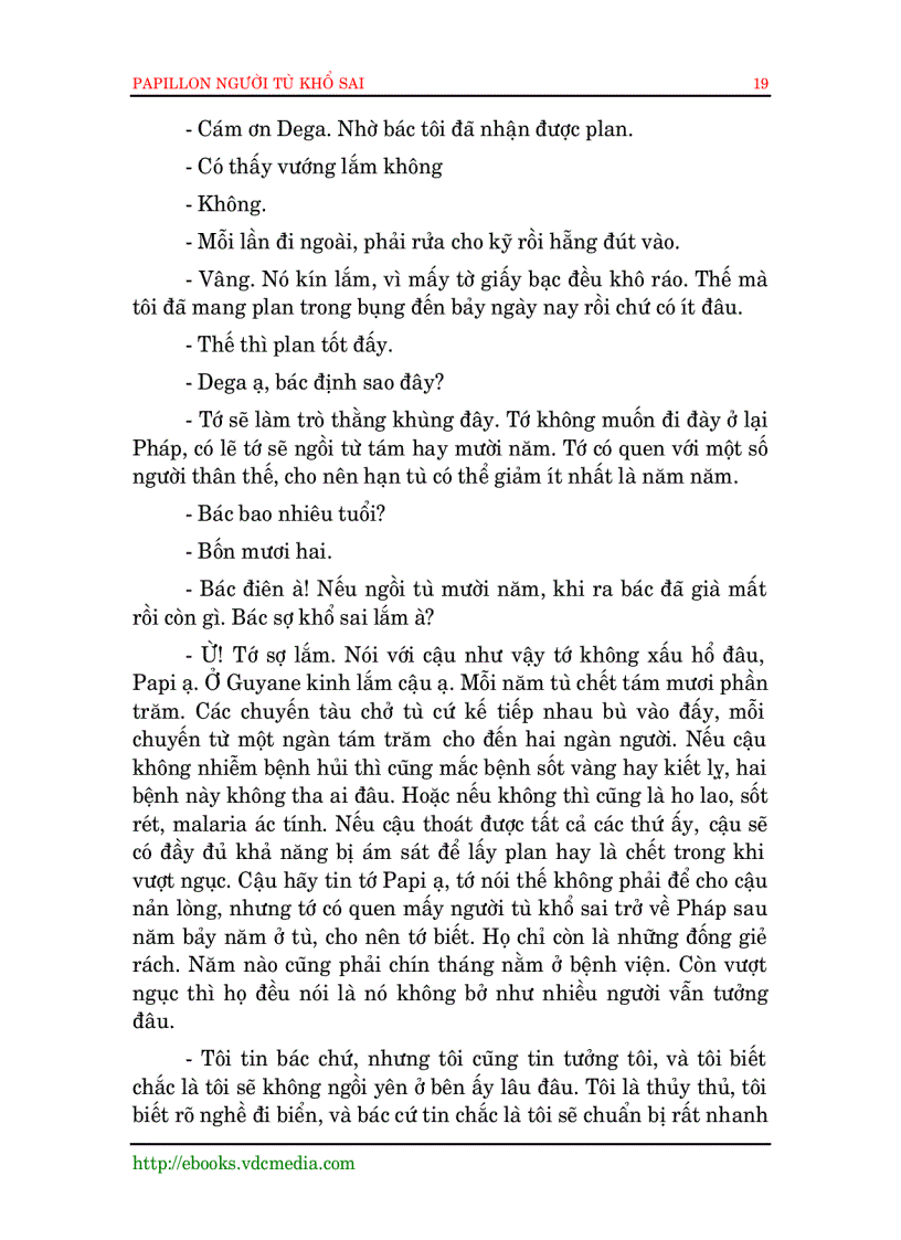 image for page Papillon Người Tù Khổ Sai Phần I