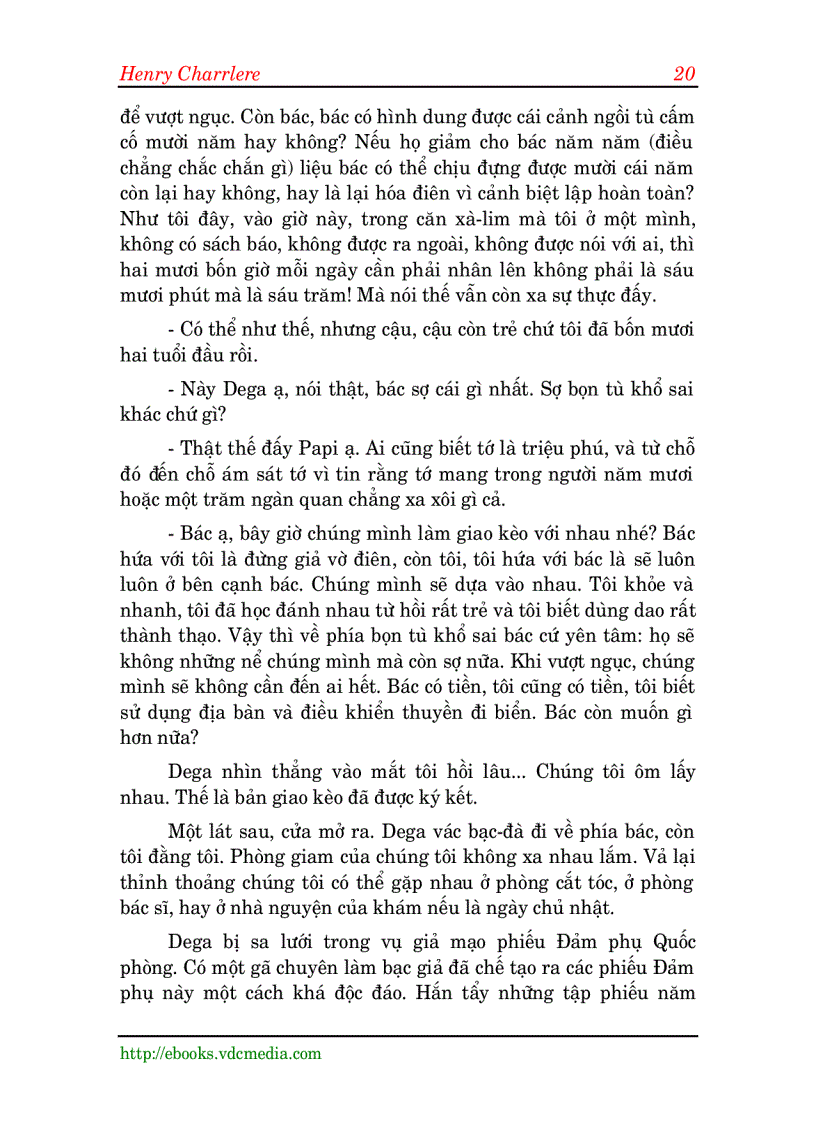 image for page Papillon Người Tù Khổ Sai Phần I