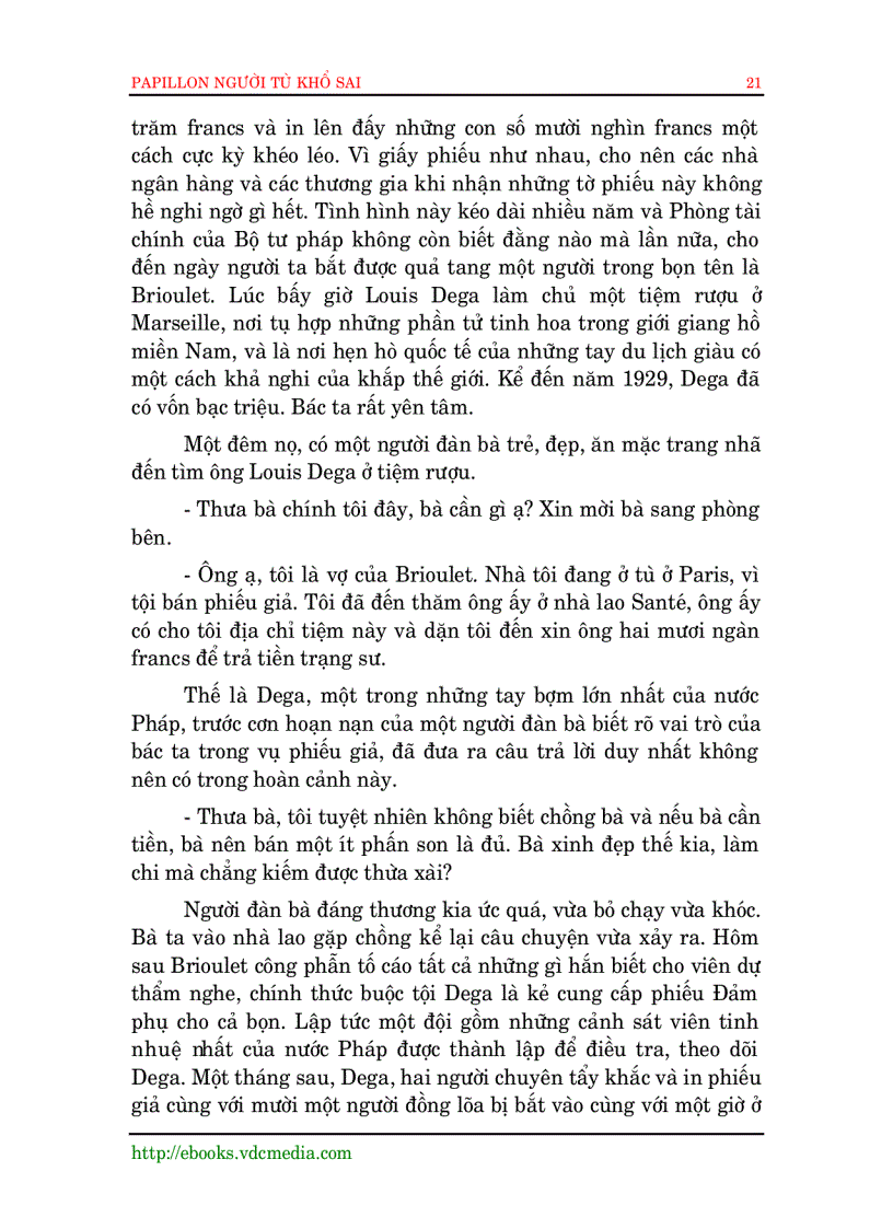 image for page Papillon Người Tù Khổ Sai Phần I