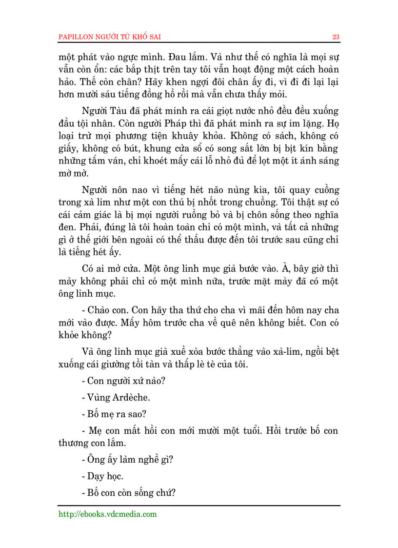 image for page Papillon Người Tù Khổ Sai Phần I