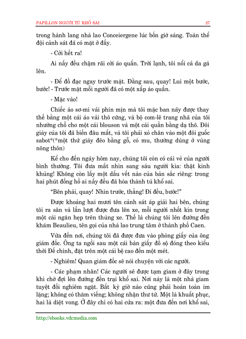 image for page Papillon Người Tù Khổ Sai Phần I