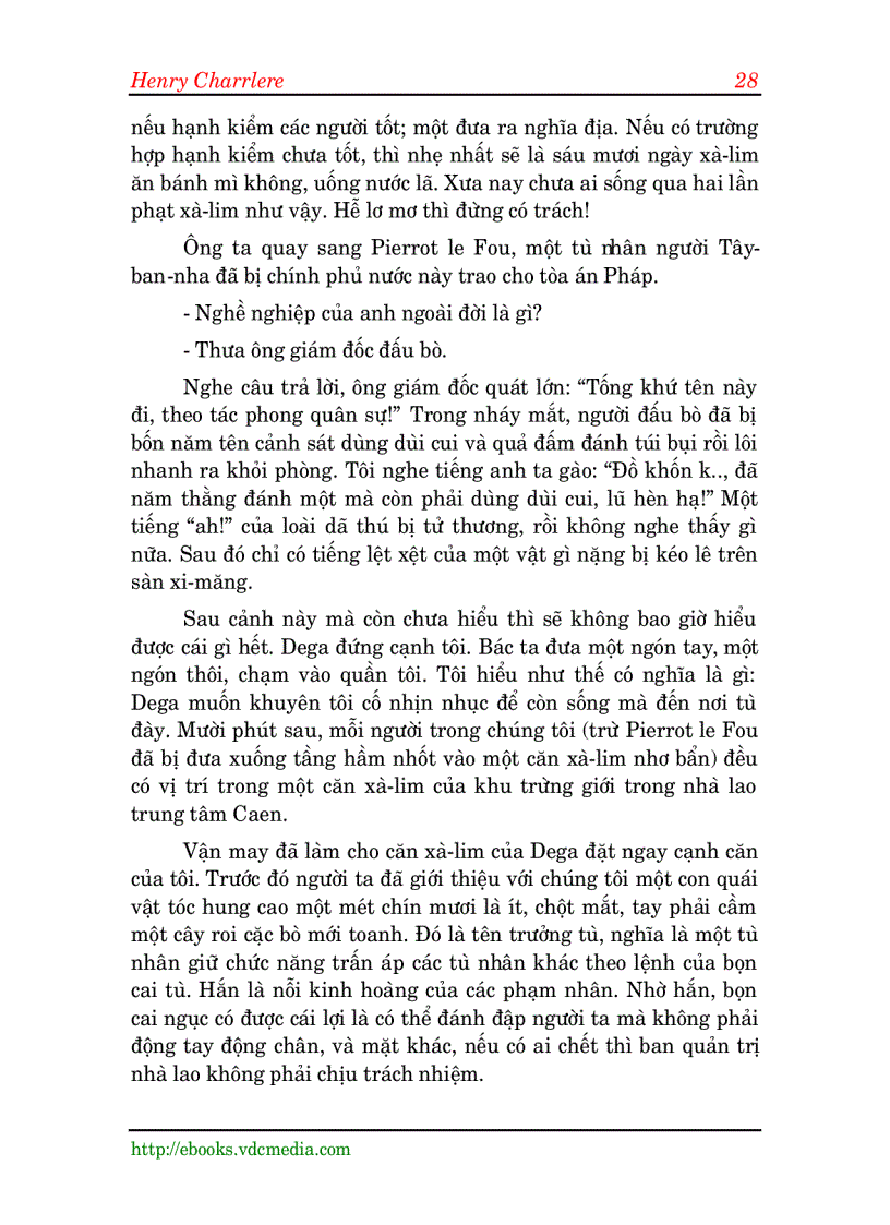 image for page Papillon Người Tù Khổ Sai Phần I