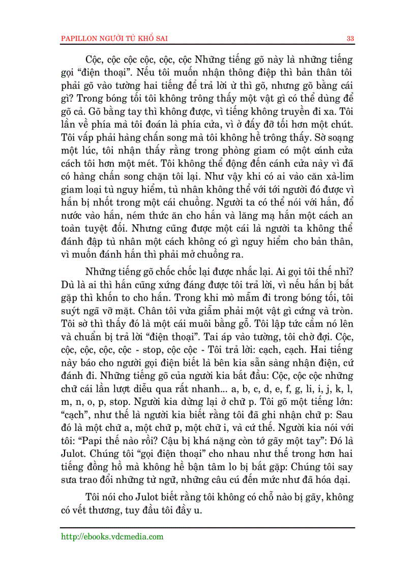 image for page Papillon Người Tù Khổ Sai Phần I