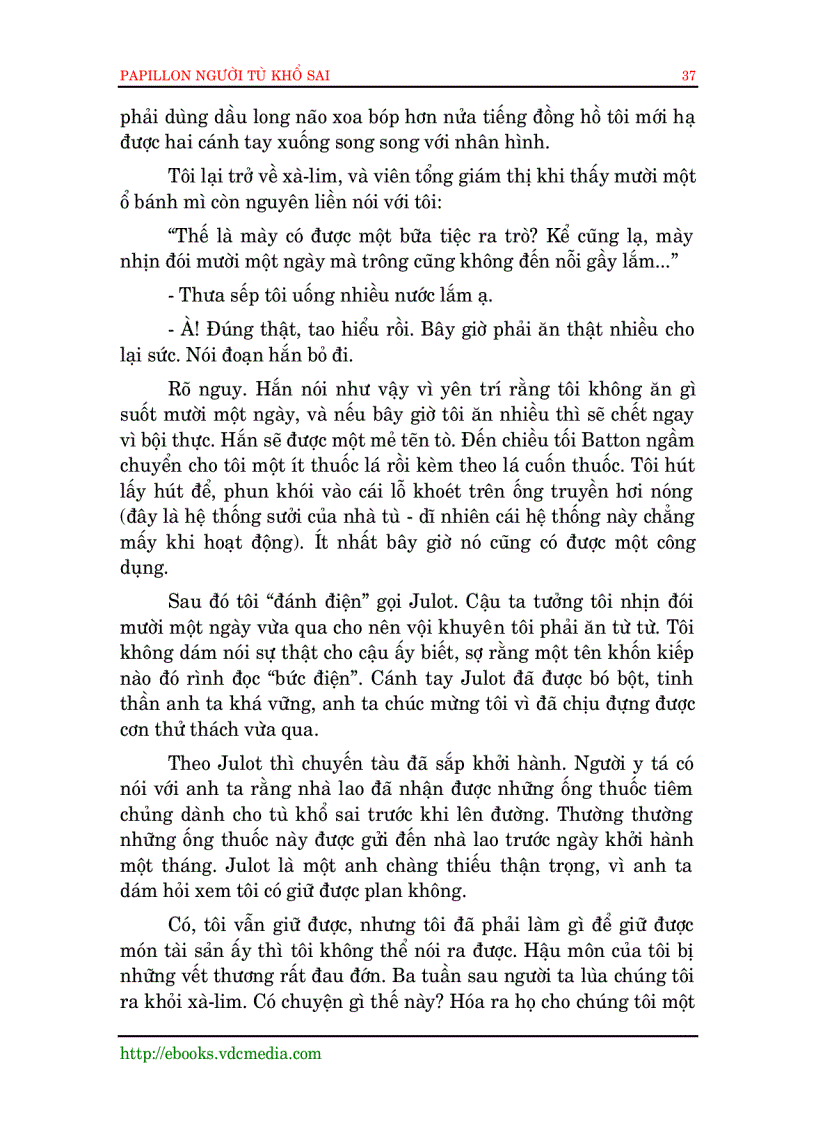 image for page Papillon Người Tù Khổ Sai Phần I