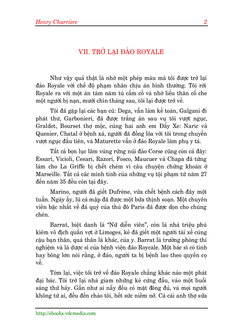 image for page Papillon Người Tù Khổ Sai Phần IV