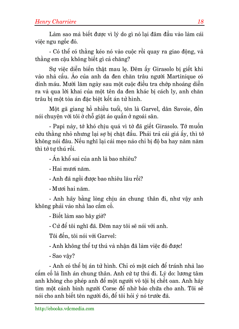 image for page Papillon Người Tù Khổ Sai Phần IV