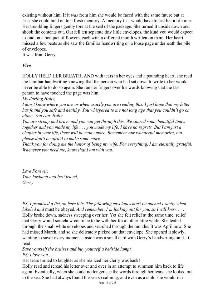 image for page PS I love you