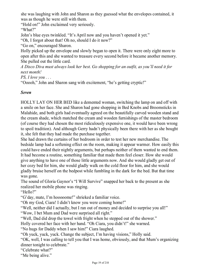 image for page PS I love you