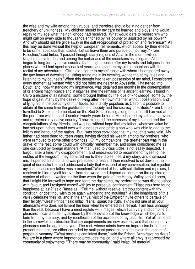 image for page Rasselas Prince of Abyssinia